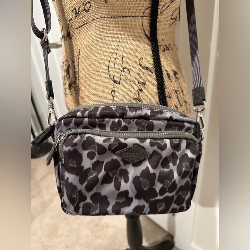 NWT MZ WALLACE Gramercy Crossbody leopard - Picture 8 of 13